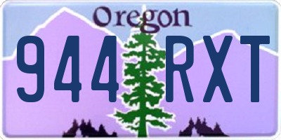 OR license plate 944RXT