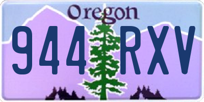 OR license plate 944RXV