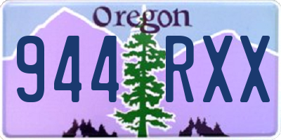 OR license plate 944RXX