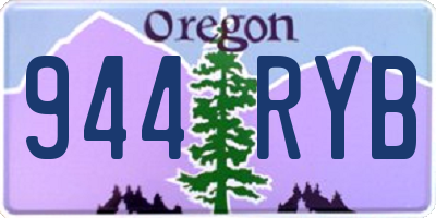OR license plate 944RYB
