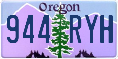 OR license plate 944RYH