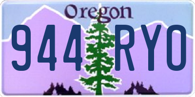 OR license plate 944RYO