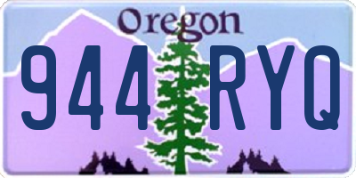 OR license plate 944RYQ