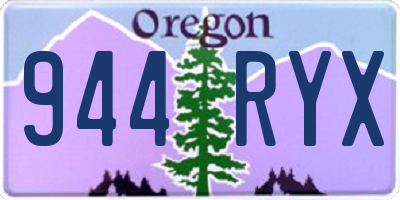 OR license plate 944RYX