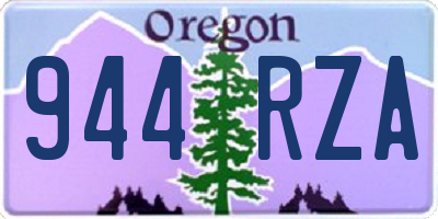 OR license plate 944RZA