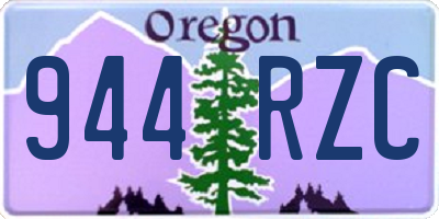 OR license plate 944RZC