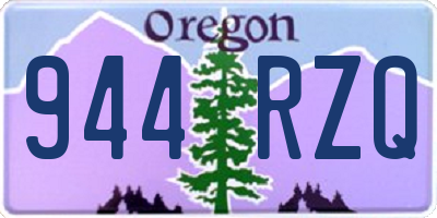 OR license plate 944RZQ