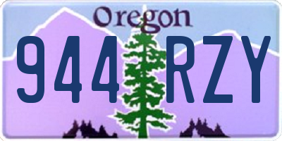 OR license plate 944RZY