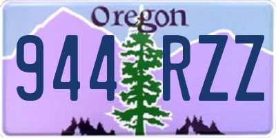 OR license plate 944RZZ