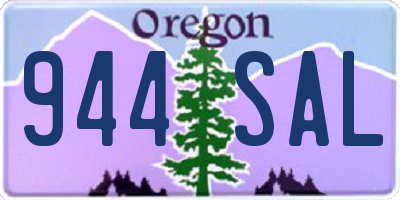 OR license plate 944SAL