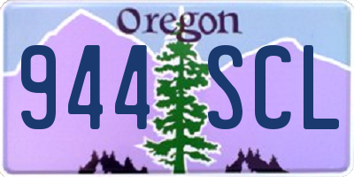 OR license plate 944SCL