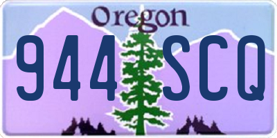 OR license plate 944SCQ