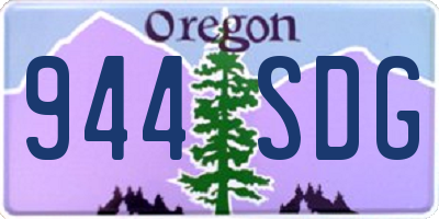 OR license plate 944SDG