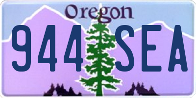 OR license plate 944SEA