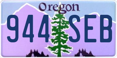 OR license plate 944SEB