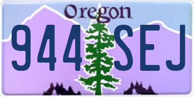 OR license plate 944SEJ