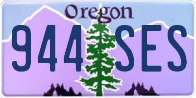 OR license plate 944SES