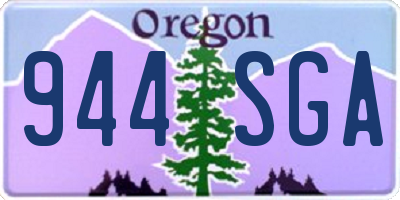 OR license plate 944SGA
