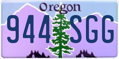 OR license plate 944SGG