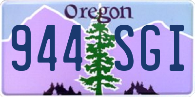 OR license plate 944SGI