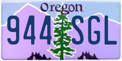 OR license plate 944SGL