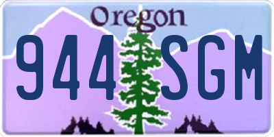 OR license plate 944SGM