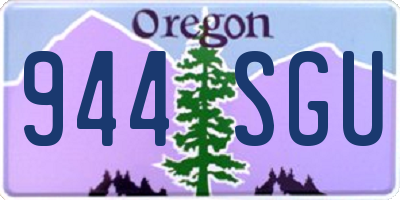 OR license plate 944SGU