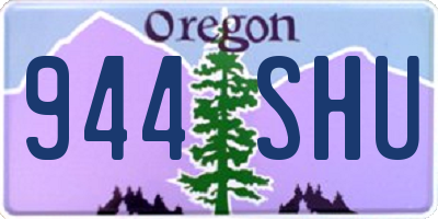 OR license plate 944SHU