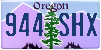 OR license plate 944SHX