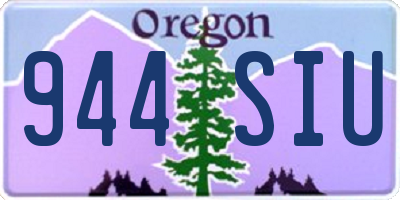 OR license plate 944SIU