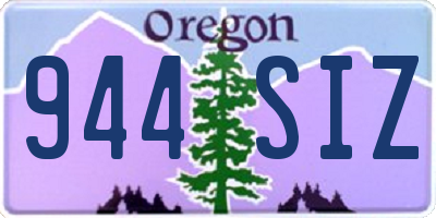 OR license plate 944SIZ