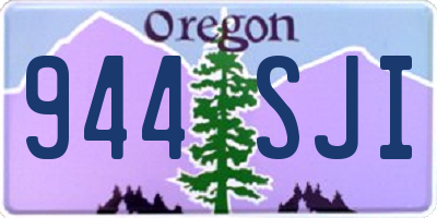 OR license plate 944SJI