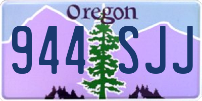 OR license plate 944SJJ