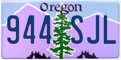 OR license plate 944SJL