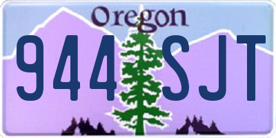 OR license plate 944SJT