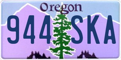 OR license plate 944SKA