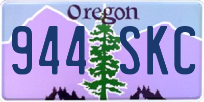 OR license plate 944SKC
