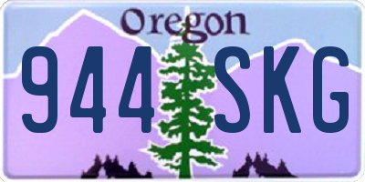 OR license plate 944SKG