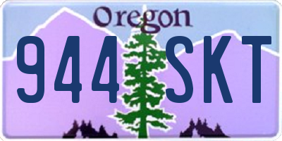 OR license plate 944SKT