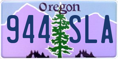 OR license plate 944SLA