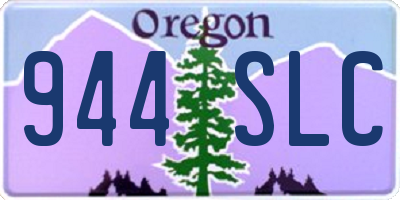 OR license plate 944SLC