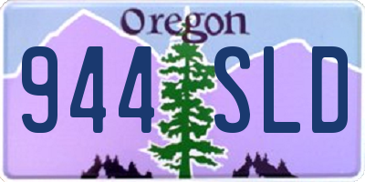 OR license plate 944SLD
