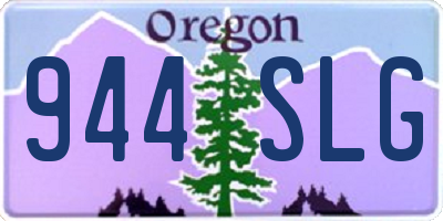 OR license plate 944SLG