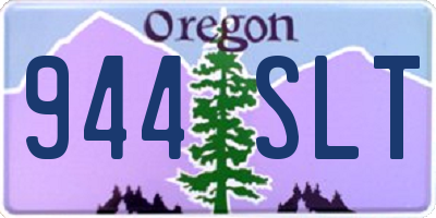 OR license plate 944SLT
