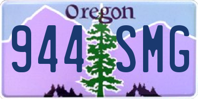 OR license plate 944SMG