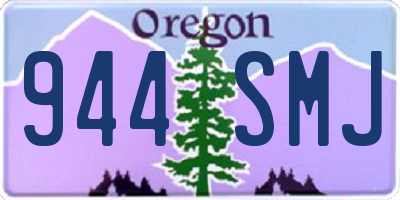 OR license plate 944SMJ