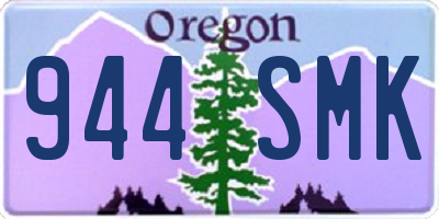 OR license plate 944SMK
