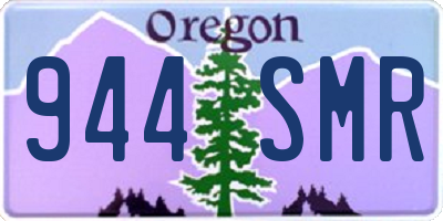 OR license plate 944SMR