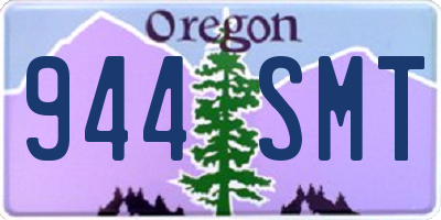 OR license plate 944SMT