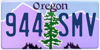 OR license plate 944SMV